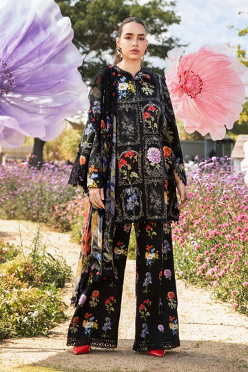 3 Piece Unstitched Printed Lawn Suit - MPT-2511-B